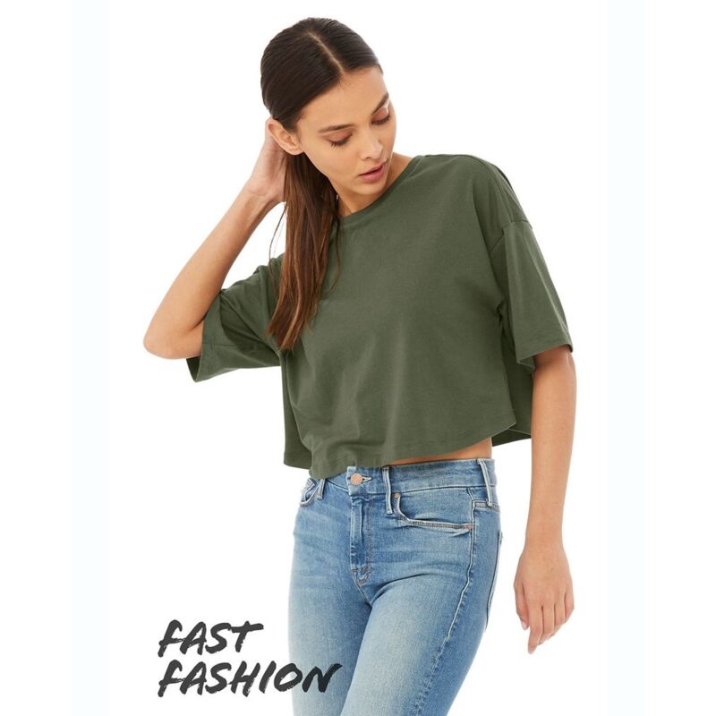 Women's Jersey Crop Tee Thumbnail